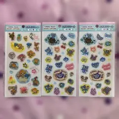 大人気商品☆セリア エンジェルブルー デイジーラバーズ エポキシシール3点セット