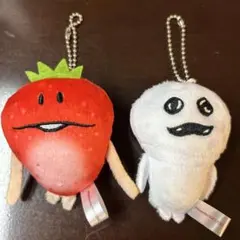 なめこ 栽培キット ぬいぐるみマスコット ガチャ マサル イチゴなめこ 2点