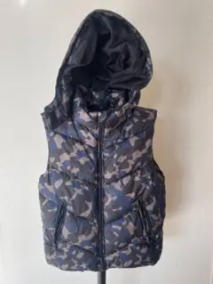 Zara Kids 迷彩柄ダウンベスト 120cm