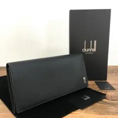 送料込み！ 未使用品 dunhill 長財布 ブラック レザー 296
