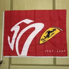 ⁠【当時物】フェラーリ 50周年記念特大フラッグ 1997年鈴鹿F1現地購入品⁠のサムネイル