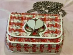 ケイトスペード　ショルダーバッグ　ツイード