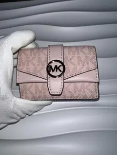 Michael Kors ピンク 三つ折り財布