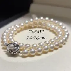 TASAKI アコヤ真珠 ベビーパール ネックレス 本真珠 シルバー テリ強