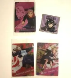 呪術廻戦 ウエハース SP R 虎杖悠仁＆両面宿儺 釘崎野薔薇 西宮桃 3枚＋α