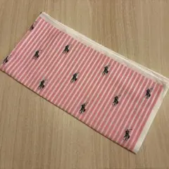 ポロラルフローレン ピンク ストライプ ハンカチのサムネイル