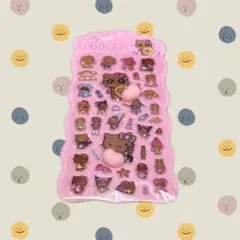 海外製 ぷっくり ぷくぷく おしり 立体 シール 日焼け ガングロ キティ