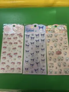 ぷくっとシール　サンリオ　3枚セット