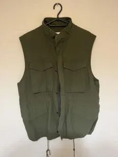 Freaks Store フリークスストア　 カーキミリタリーベスト　綿