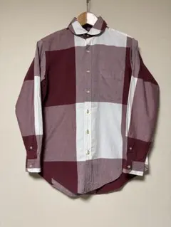 ppcm デカチェック柄シャツ