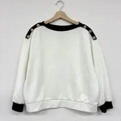 ⬜︎ HK WORKS LONDON ホワイトスウェット Mのサムネイル