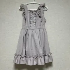 エミリーテンプルキュート うさぎ 刺繍 ワンピース ジャンパースカート