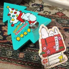 スヌーピー   クリスマスBOX & ポチ袋　2点セット