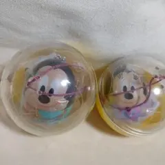 ミッキー・ミニー カプセルトイ 2個セット
