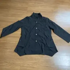 黒　ハイネック　カジュアルジャケット