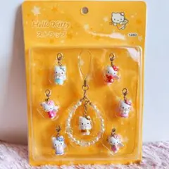 希少レア　ハローキティ　付け替えストラップ　エンジェル　2004年製 サンリオ