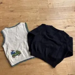 familiar ベスト90cm＆セーター 100cm