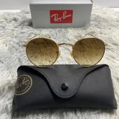 茶色RayBanレイバンサングラスRB3447