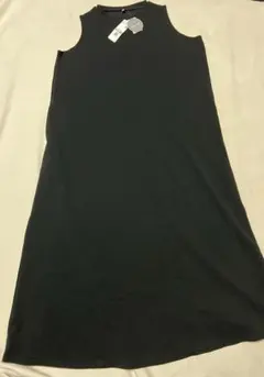 COCA ノースリーブ ロングワンピース ブラック