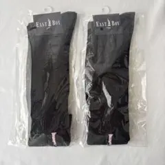 【新品2足セット】イーストボーイ ハイソックス 32丈紺×ピンク女神 23-25