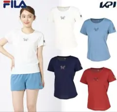 FILA ♡【新品タグ付き】テニス Tシャツ BIELLA ITALIA 刺繍のサムネイル