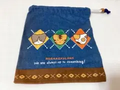 昭和レトロ サンリオ ❤︎NORANEKOLAND ノラネコランド❤︎ 巾着 ポーチのサムネイル