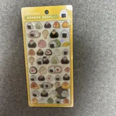 正規品　ボンボンドロップシール　和柄　おにぎり