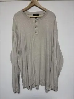 90s 00s eddie bauer ヘンリーネック　ロンT