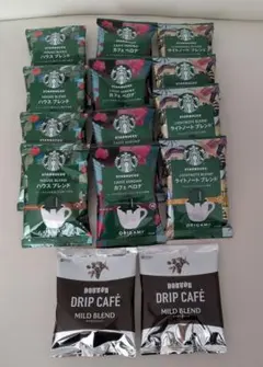 スターバックスオリガミドリップコーヒー　ドトールドリップコーヒー計14袋