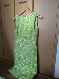 TALBOTS ノースリーブひざ丈ワンピース XS〜S