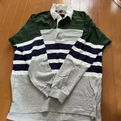 Eddie Bauer ストライプ ラガーシャツ