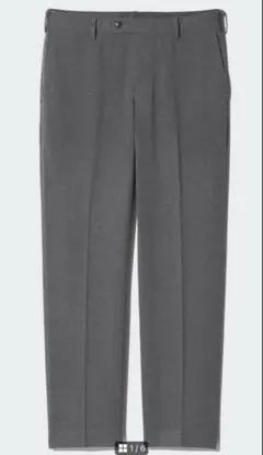 ユニクロ ウォームスマートパンツ W79 丈短め　グレー