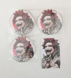 ヒロアカ GIGA 十傑 切島鋭児郎 前髪クリップ カード 缶バッジ 特典