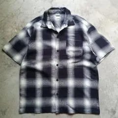 PENDLETON 別注 ダブルガーゼ チェックシャツ 半袖 オープンカラー L