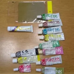プリントゴッコ インクセット 11本 とクリーナー