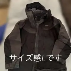 patagonia フード付きジャケット 黒　メンズ