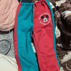 ミッキーマウス 長ズボン 赤青