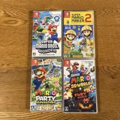 Nintendo Switchスーパーマリオシリーズ 4本セット