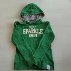緑色フード付きトレーナー 150cm