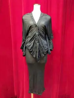 ISSEY MIYAKE WRINKLED AND TWISTED black - メルカリ