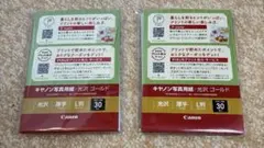 Canon キャノン写真用紙　光沢　ゴールド　厚手　L版　30枚が2パック