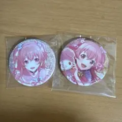 プロセカ サンリオ グリッター 缶バッジ 桃井愛莉 マイメロ 特典