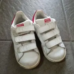adidas Stan Smith キッズスニーカー ホワイト/ピンク