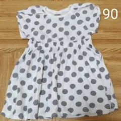F.O.KIDS ドット柄 ワンピース 90cm　エフオーキッズのサムネイル