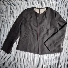 美品・早い者勝ち✨ ロートレアモン ノーカラージャケット Mサイズ ブラック