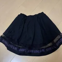 JENNI LOVE GIRL 黒いレーススカート 140cm