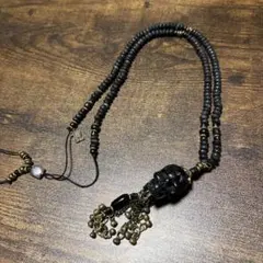 share spirit スカルネックレス ビーズ share spirit スカル ネックレス