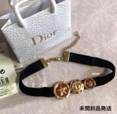 希少品 ディオール ノベルティ チョーカー コイン型 プレート ロゴ 星 BEE