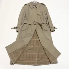 90's バーバリー トレンチコート ステンカラーコート ノバチェック