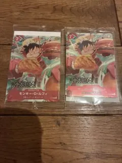 【新品未開封】モスバーガー福袋　モンキー・D・ルフィ：P-080 2枚セット